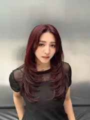 層次剪作品，設計師 若慈🌹Rose，桃園中壢區Tagi hair