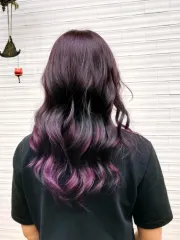 內餡染作品，設計師 踢踢Tiffany，台北大安區D+hair salon