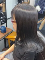 縮毛矯正c型彎燙作品，設計師 Eason，台北大同區noxmeet hair salon