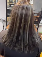 韓系線條染作品，設計師 Eason，台北大同區noxmeet hair salon