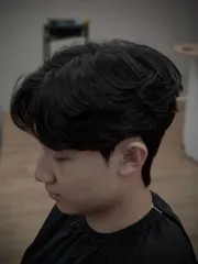 韓系紋理燙作品，設計師 Seán 尚恩，台北萬華區juju attic｜hair salon
