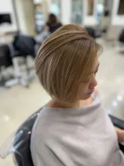 短髮女孩必收藏！法式霧棕短髮作品，設計師 Arissa 💈，台北大安區Felix SALON