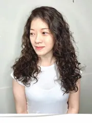 自然系捲髮作品，設計師 Rex，台北松山區Remak