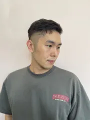 男士紋理燙作品，設計師 HeBe，台中南區Jen studio
