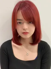 楓葉紅髮色作品，設計師 Howard｜豪爾，台中西區W.D hair salon 美村店