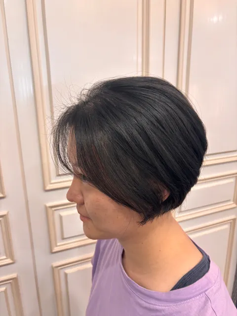 層次俐落短髮作品參考，設計師 士嘉