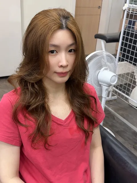 韓式波紋捲作品參考，設計師 小希設計師