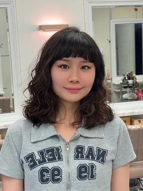 可愛感波紋卷作品參考，設計師 Zoe