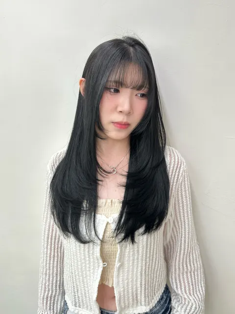 韓系層次剪作品參考，設計師 CL