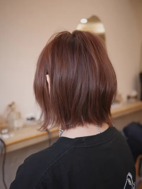 日系女生短髮作品參考，設計師 慶Cing