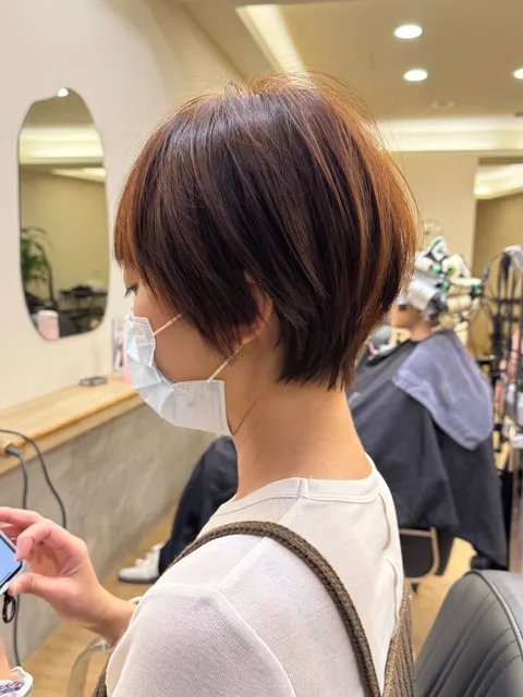 日系女生短髮作品參考，設計師 慶Cing