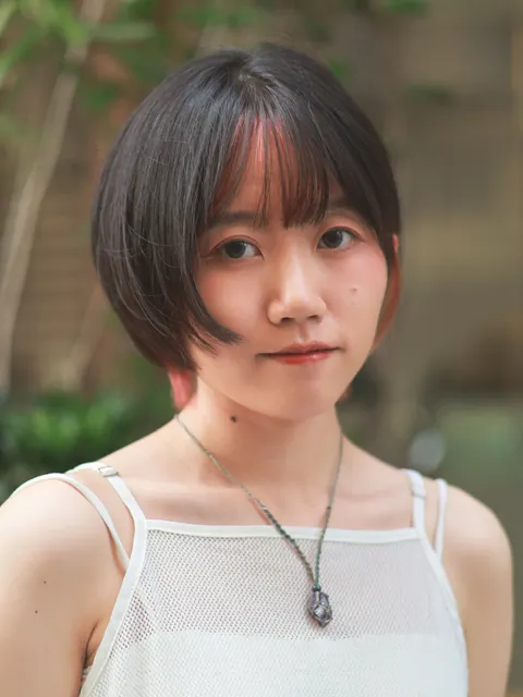 區塊染作品參考，設計師 慶Cing