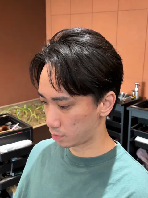 韓系男生剪髮作品參考，設計師 袁袁