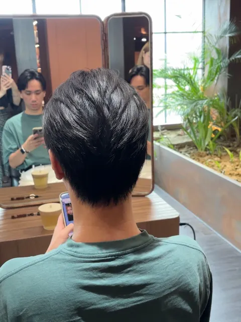 韓系男生剪髮作品參考，設計師 袁袁