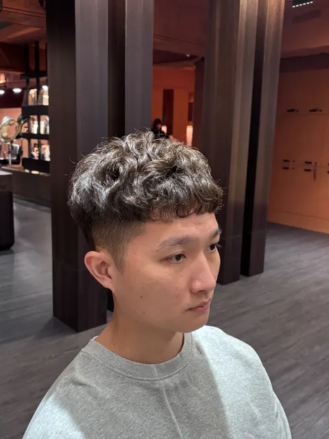 韓系紋理燙作品參考，設計師 袁袁