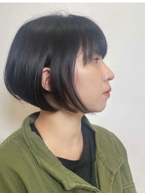 層次感短髮作品參考，設計師 Evis