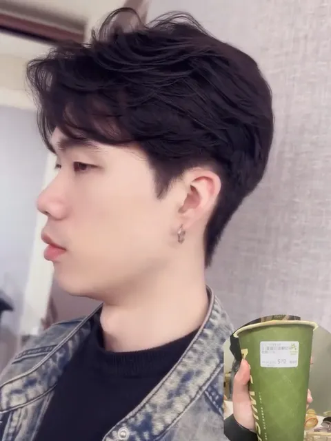 韓系男士剪燙染作品參考，設計師 wïññïê🧸