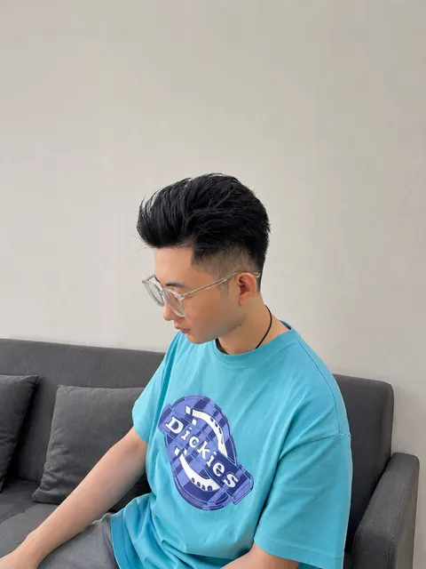 男生剪髮作品參考，設計師 佩佩