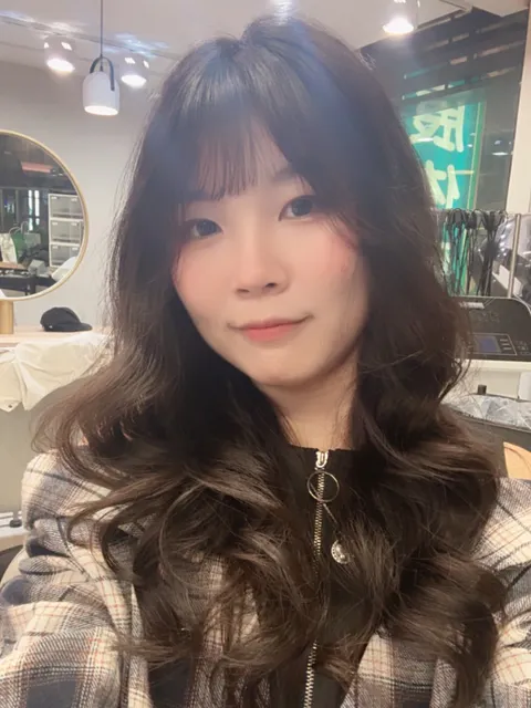 韓系剪裁+韓系大捲燙作品參考，設計師 Evan