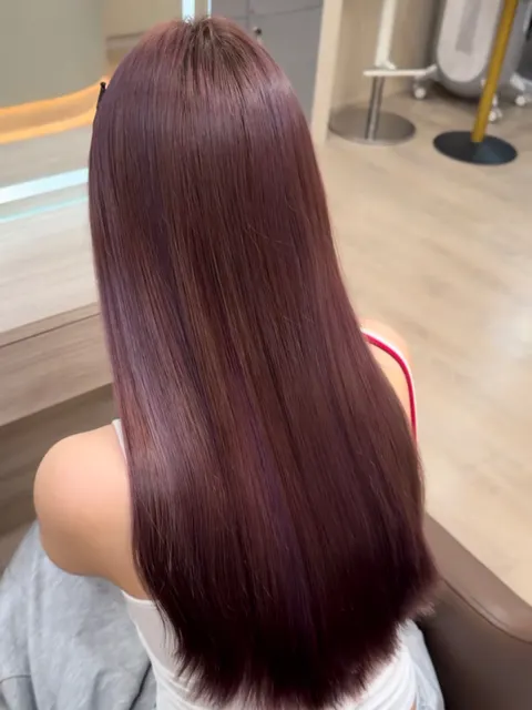 韓團女星霧感髮色作品參考，設計師 子寧設計師