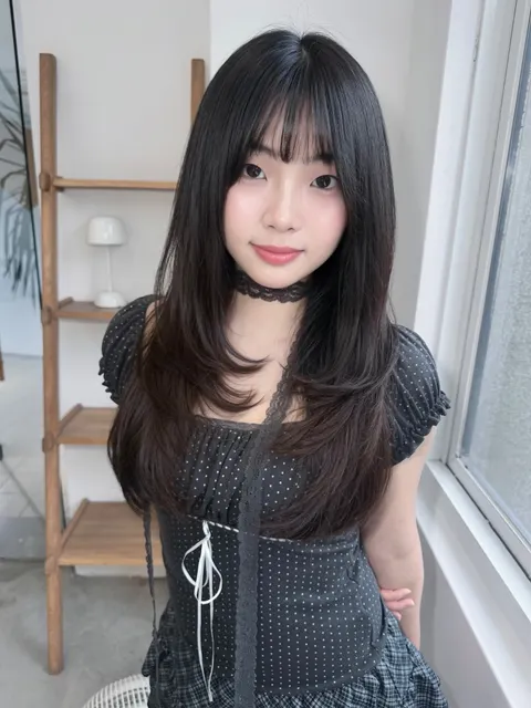 韓系層次剪作品參考，設計師 Liz 🌰
