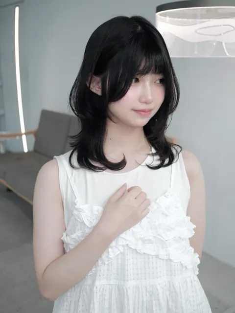 韓系層次燙作品參考，設計師 Liz 🌰