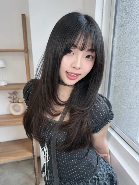 韓系層次剪作品參考，設計師 Liz 🌰