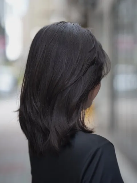 日系層次剪髮作品參考，設計師 Amy