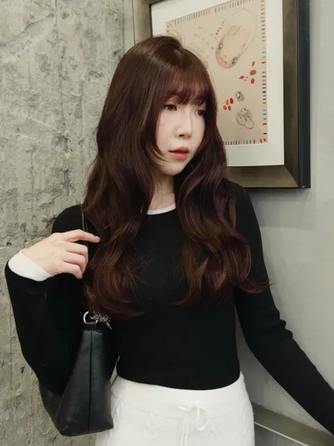 焦糖粉棕作品參考，設計師 芳