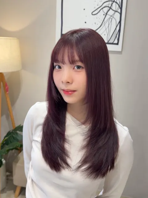 免漂霧感紫色系💜作品參考，設計師 Susu