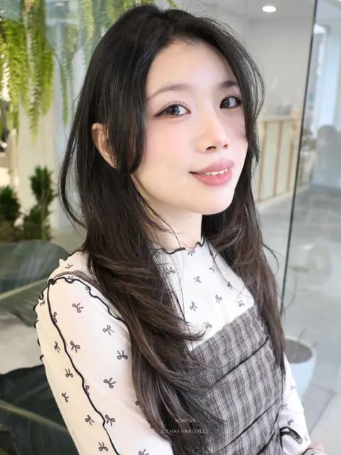 慵懶層次燙髮作品參考，設計師 Joemay