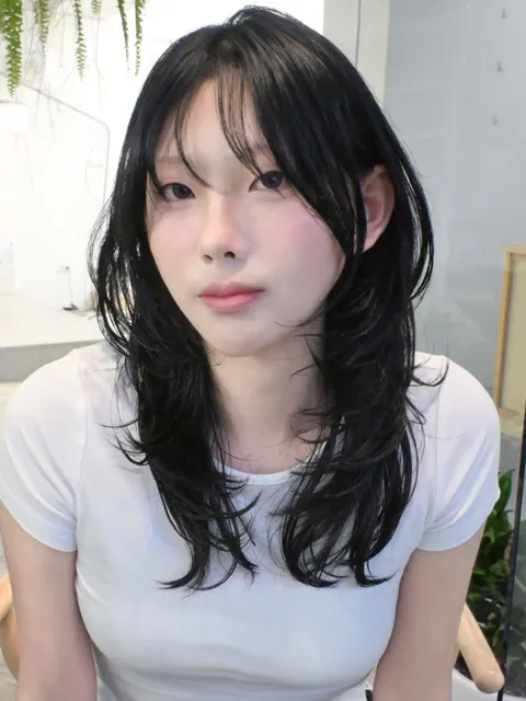 鎖骨層次燙髮作品參考，設計師 Joemay