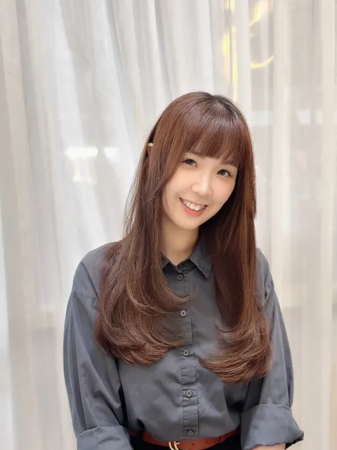 韓系層次剪裁作品參考，設計師 晴晴