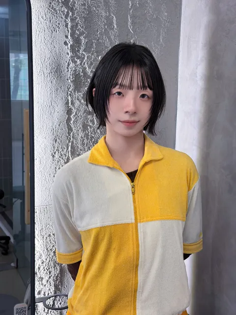 剪髮作品參考，設計師 Siao