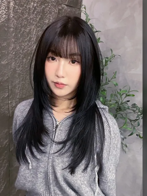 縮毛矯正作品參考，設計師 Siao