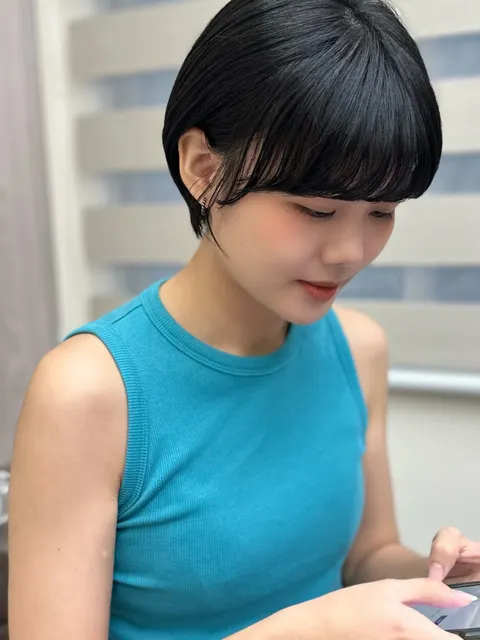 自然感層次剪裁作品參考，設計師 Alan