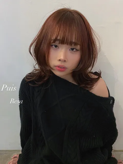 外翹燙作品參考，設計師 Resa枘莎