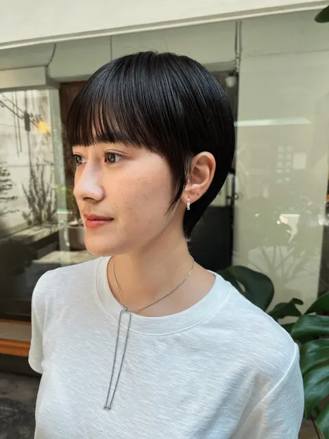 極短髮作品參考，設計師 Emma