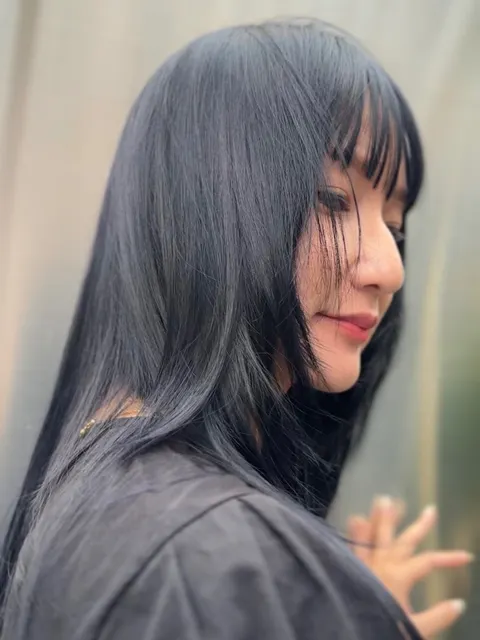 免漂質感藍黑設計剪裁作品參考，設計師 祈平髮型設計師☺️