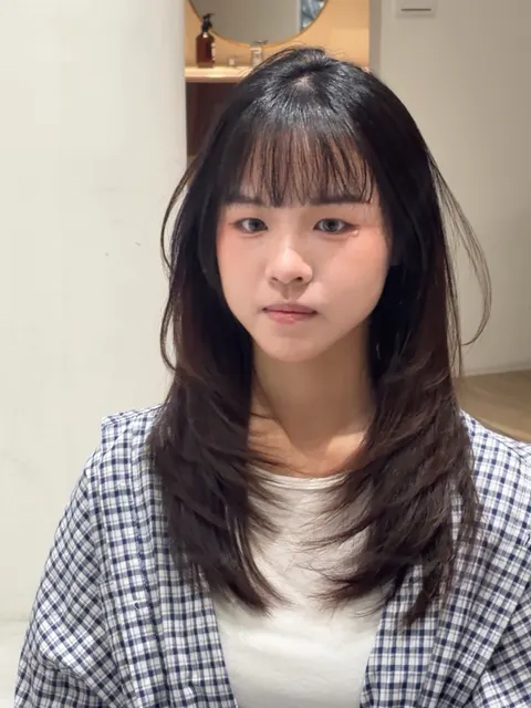 韓系層次剪裁作品參考，設計師 Nancy 南希