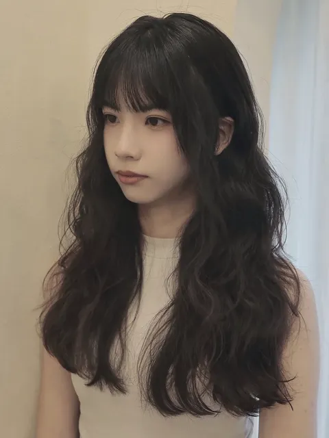 各類燙髮作品參考，設計師 洛納