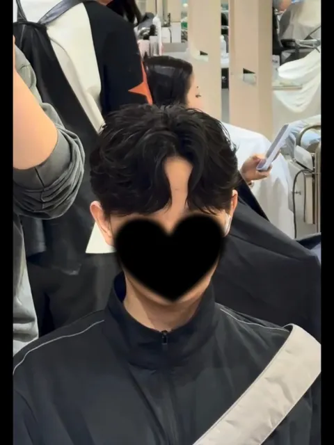 男士剪燙作品參考，設計師 彥廷