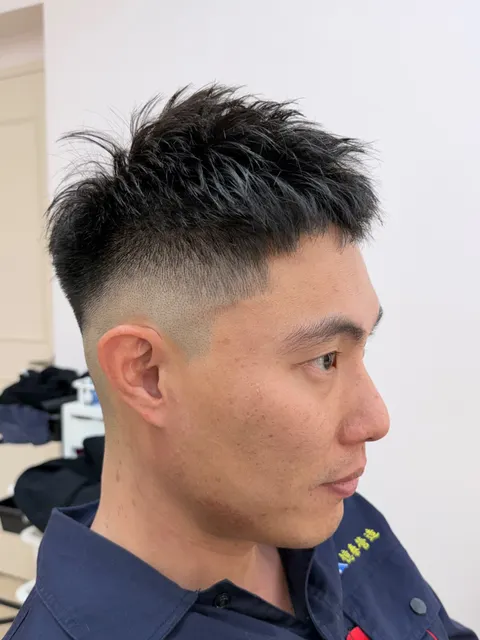 男士剪髮作品參考，設計師 IRIS 瑞絲