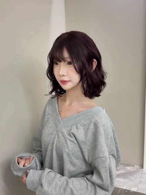 霧感髮色 暖色作品參考，設計師 Michelle米雪❄️