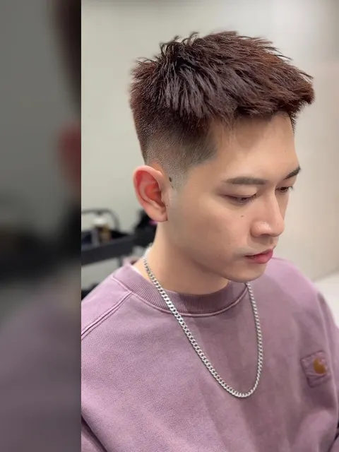 男生剪髮作品參考，設計師 小黑ÖÄ👊🏽