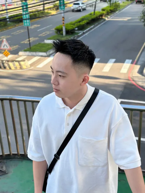 男生剪髮作品參考，設計師 Aby