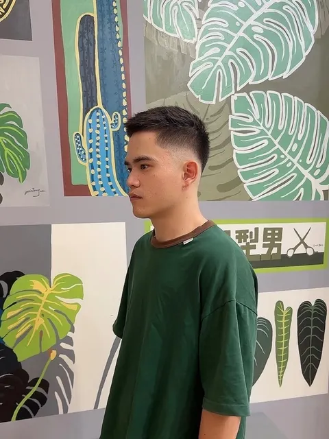 男士漸層剪作品參考，設計師 Aby