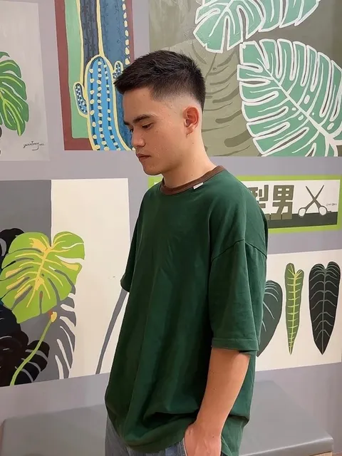 男士漸層剪作品參考，設計師 Aby
