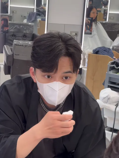 韓系氣墊燙作品參考，設計師 Enn