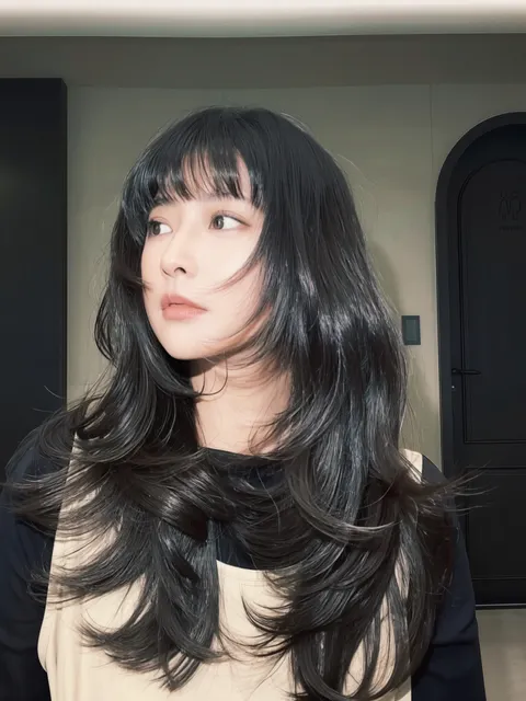 韓系層次作品參考，設計師 Lucien